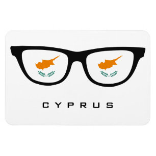 Íman Imagem de cor e texto personalizado do Cyprus Shad