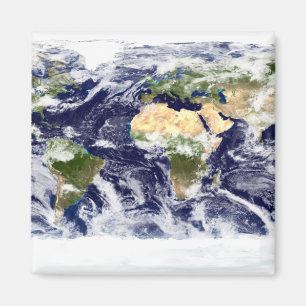 Íman Imagem de cor verdadeira de toda a Terra