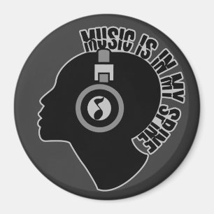 Íman Imagem de cores personalizadas de música