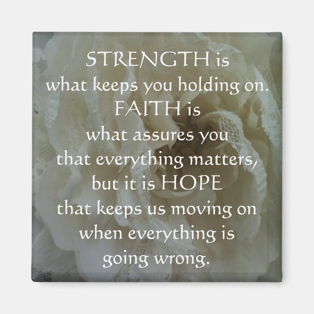 Íman Imagem de Cotação Inspirativa (Frente)