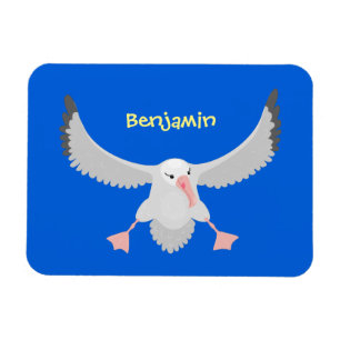 Íman Imagem de desenho animado de aves voadoras de alba