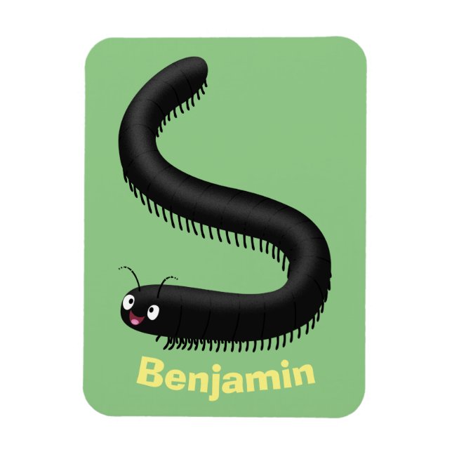 Íman Imagem de desenho em forma de milipede (Vertical)