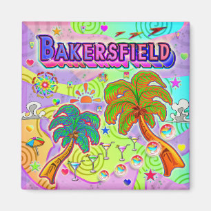 Íman Imagem de Destino de Férias Bakersfield