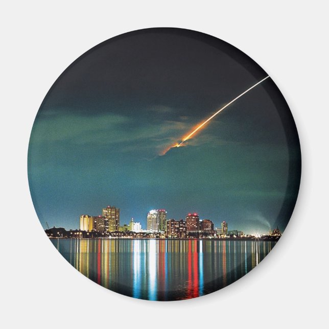 Íman Imagem de Discovery Over West Palm Beach (Frente)