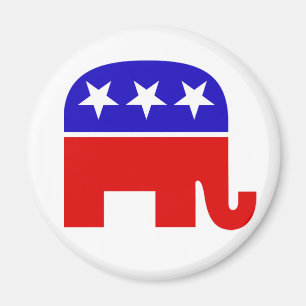 Íman Imagem de Elefante Republicano