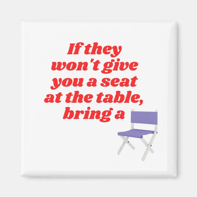 Íman Imagem de empoderamento das mulheres (Frente)