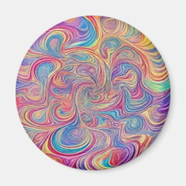 Íman Imagem de espirais de cores