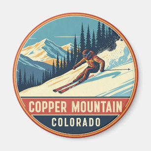 Íman Imagem de Esqui de Montanha de Cobre do Colorado