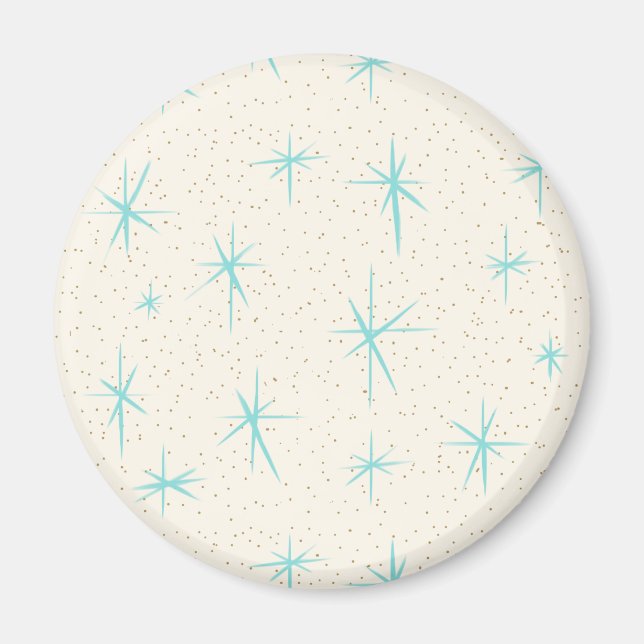 Íman Imagem de Estrelas Turquoise de Idade do Espaço (Frente)