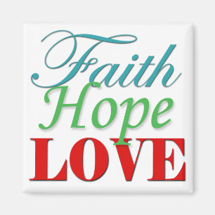 Íman Imagem de Faith Hope & Love