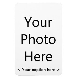 Íman Imagem de Foto Retrato de 4"x6" (Texto Preto)