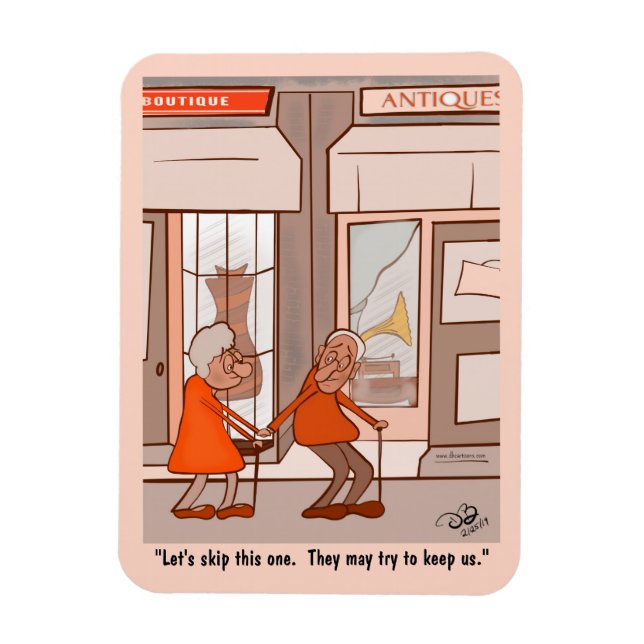 Íman Imagem de Fotografia Flexível Antiques (Vertical)