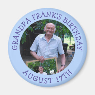 Íman Imagem de Fotografias Personalizadas do Aniversár