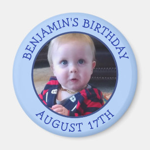 Íman Imagem de Fotografias Personalizadas do Aniversár