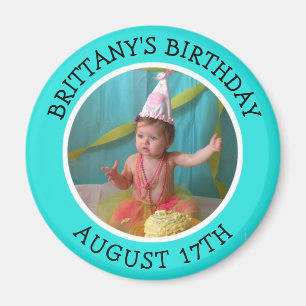 Íman Imagem de Fotografias Personalizadas do Aniversár