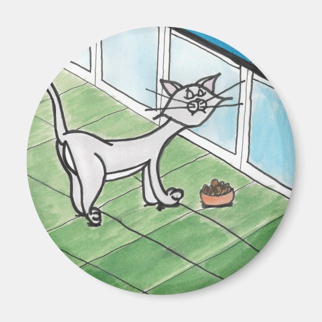 Íman Imagem de Gatinho (Frente)