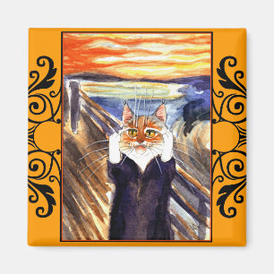 Íman Imagem de gato, Gritar de Edvard Munch