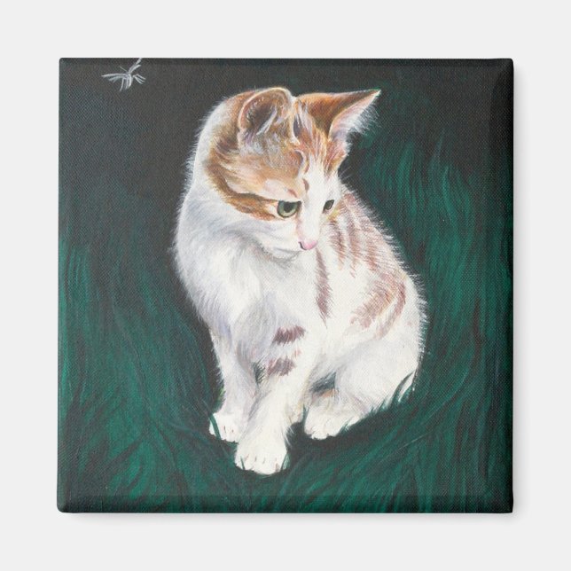 Íman Imagem de gato perdido (Frente)