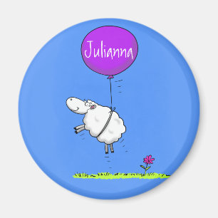 Íman Imagem de humor de desenho animado de balão de ov