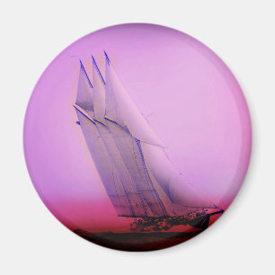 Íman Imagem de Iate de Corrida Vintage