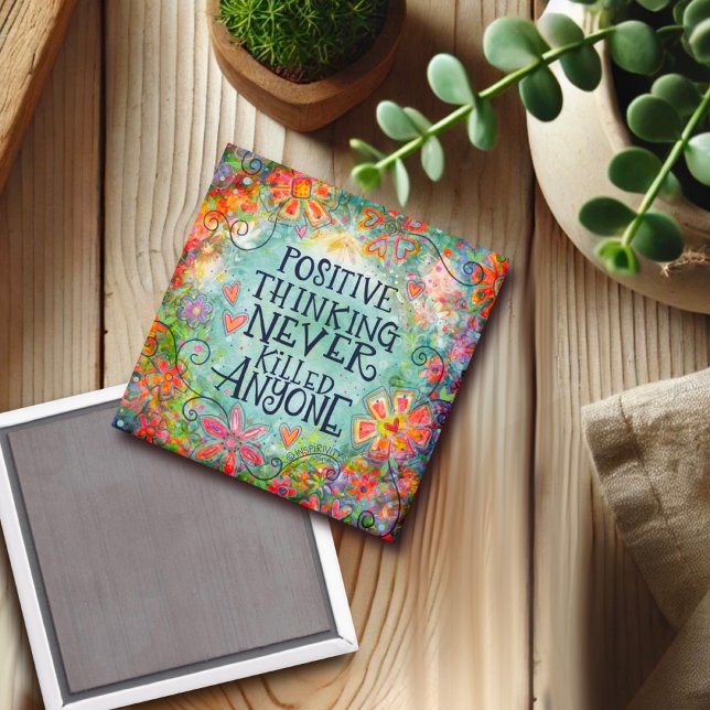 Íman Imagem de Inspirividade Floral Positiva de Pensão  (Criador carregado)