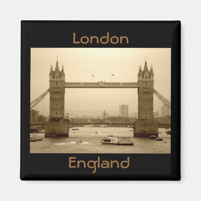 Íman Imagem de Londres Inglaterra (Frente)
