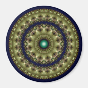 Íman Imagem de mandala de ornamentado frontal