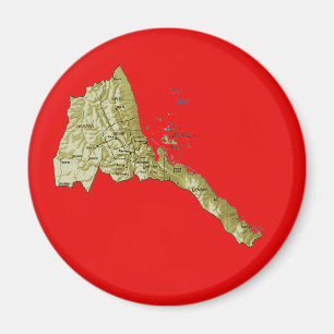 Íman Imagem de Mapa da Eritreia