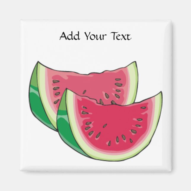 Íman Imagem de melancia por SRF (Frente)