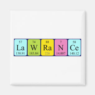 Íman Imagem de mesa periódica de Lawrance