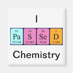 Íman Imagem de mesa periódica de química aprovada