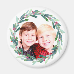 Íman Imagem de Natal de Holly Jolly