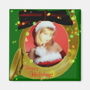 Íman Imagem de Natal de Quadro de Fotografias Personali