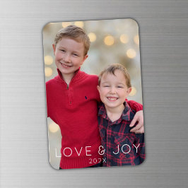 Íman Imagem de Natal para Crianças de Amor e Joy
