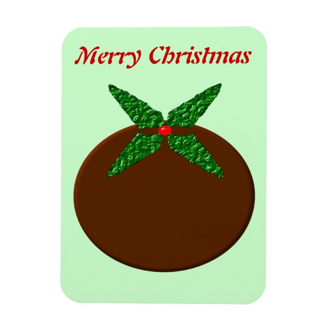 Íman Imagem de Natal Premium Personalizável (Vertical)