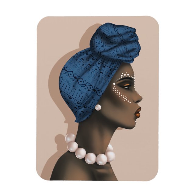 Íman Imagem de pérolas africana (Vertical)