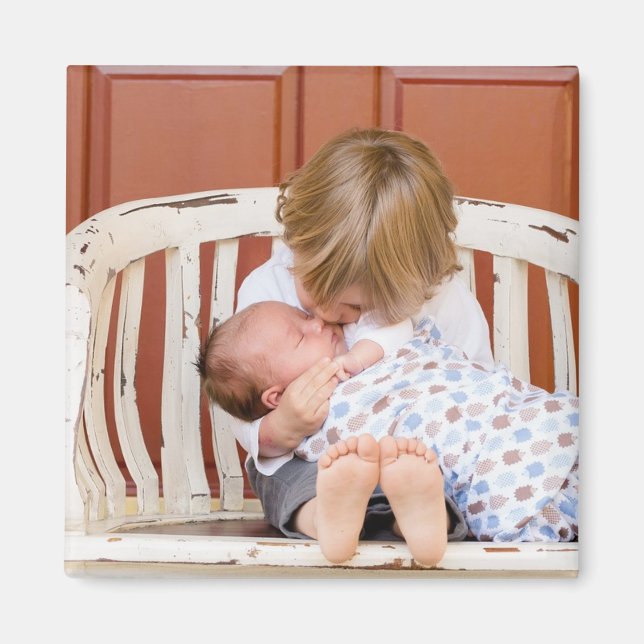 Íman Imagem de Pet da Família Personalizada e Imagem de (Frente)