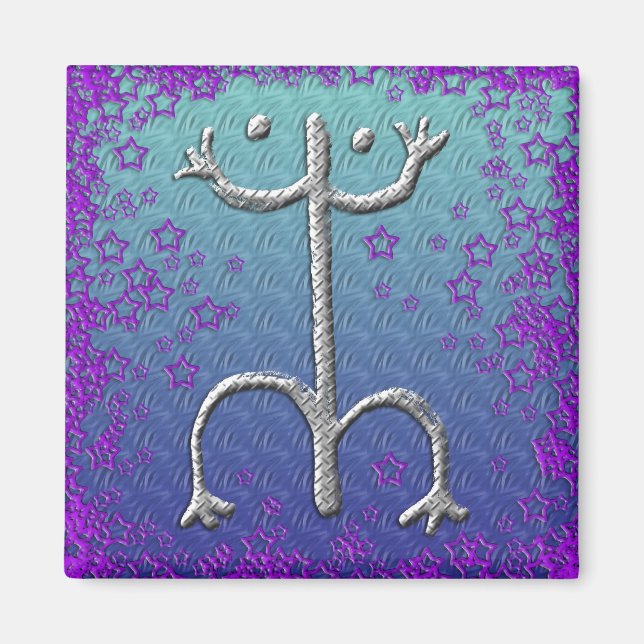 Íman Imagem de petróleo coqui porto-riquenho (Frente)