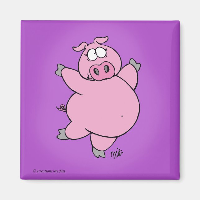 Íman Imagem de Porco (Frente)