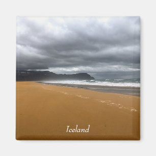 Íman Imagem de praia da Islândia