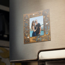 Íman Imagem de Quadro de Chave de Esqueleto Antiquado d