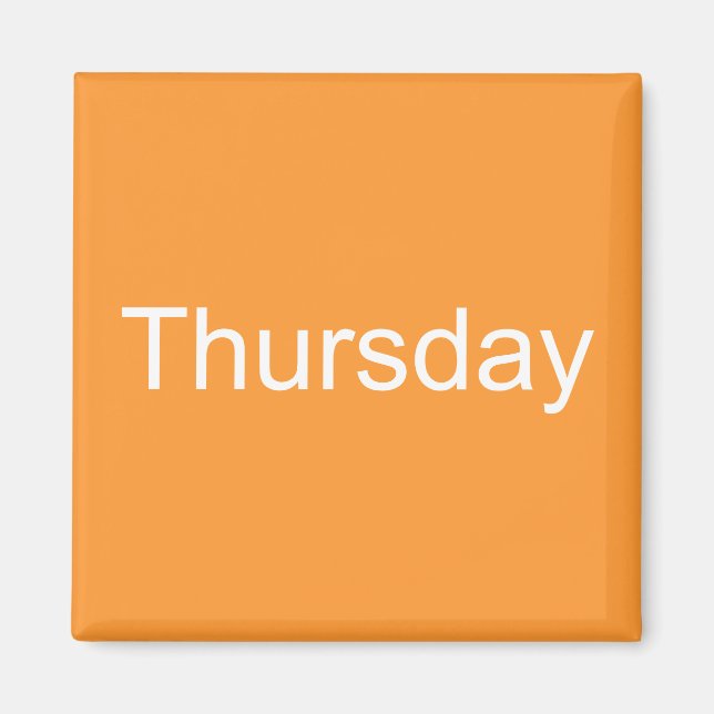 Íman Imagem de Quinta-feira (Frente)