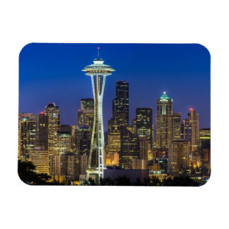 Íman Imagem de Seattle Skyline nas horas da manhã.