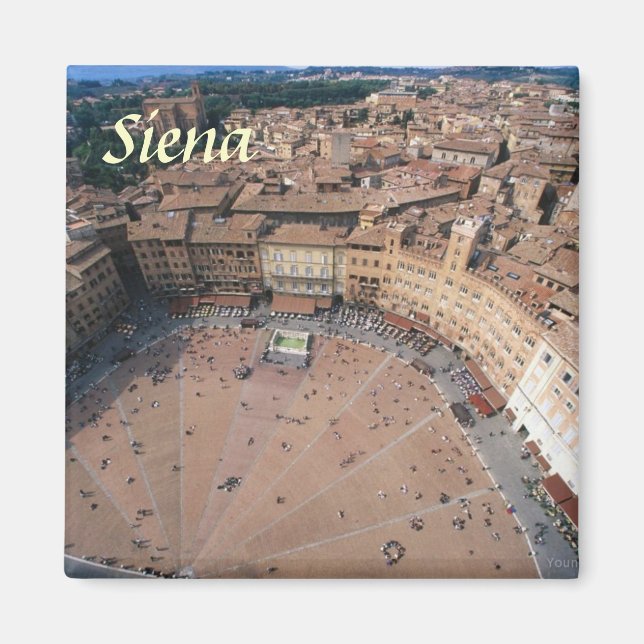 Íman Imagem de Siena Itália (Frente)