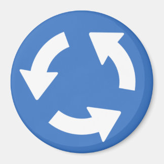 Íman Imagem de Sinalização da Rotatória de Tráfego