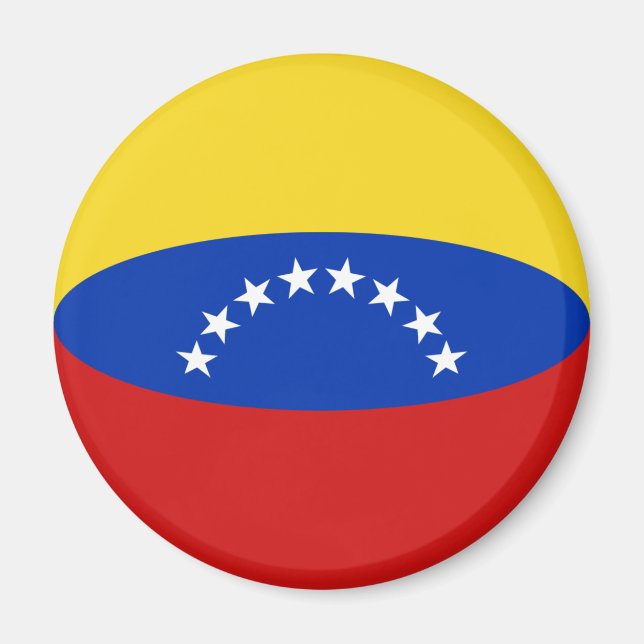 Íman Imagem de Sinalizador Fisheye na Venezuela (Frente)