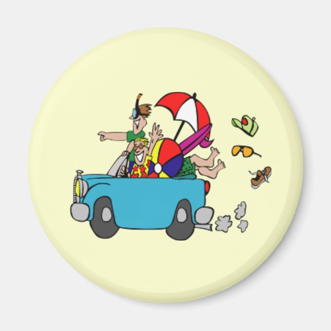 Íman Imagem de Trip de Praia (Frente)