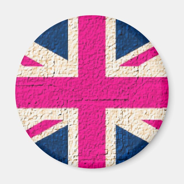 Íman Imagem de UK Flag London (Frente)