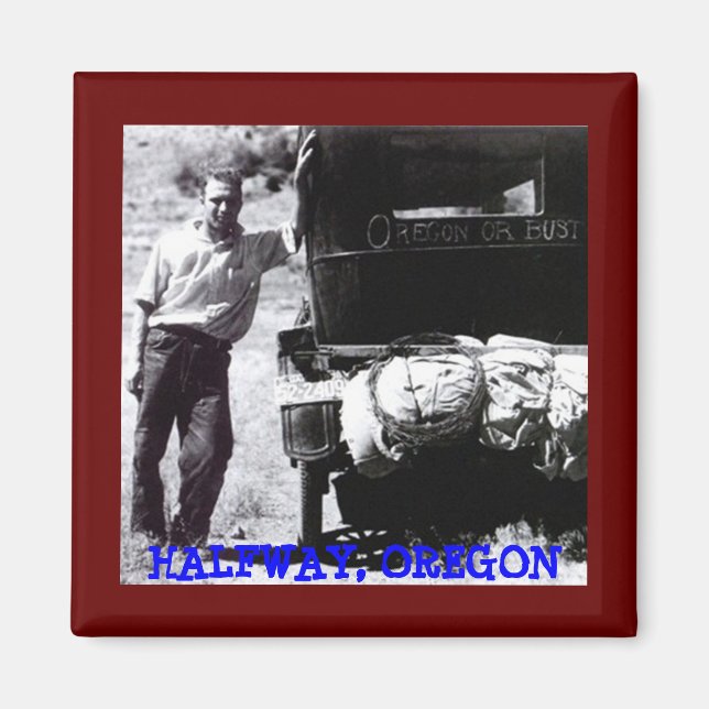 ÍMAN IMAGEM DE VIAGEM RODOVIÁRIA ANTECIPADA - ABREGON O (Frente)