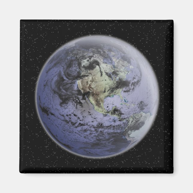 Íman Imagem digitalmente melhorada da Terra do Cheio (Frente)